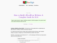 How to Build a WordPress Website: A Complete Guide for 2024   Showeblo