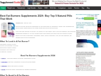 Best Fat Burners Supplements (2024 Exposed): Buy Top 5 Natural Pills