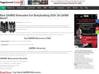 Best SARMS Alternative For Bodybuilding (2024 Exposed): Do SARMs Work?