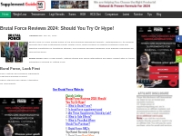 Brutal Force Reviews 2024: Should You Try Supplements Or Hype!