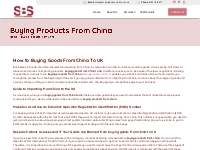Buying Goods From China To UK | Buying Products From China