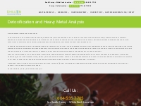Detoxification and Heavy Metal Analysis - Dr. Dhillon Naturopath in So