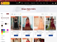 Abaya Style Suits: Buy Abaya Style Dress Online from India at Wholesal