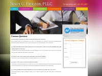 Common Questions | Susan G Pinkston PLLC