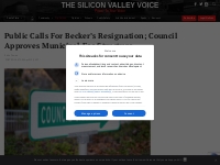 Public Calls for Becker’s Resignation; Council Approves Municipal Fee 