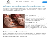 Understanding a Bail Hearing s Crucial Function in Criminal Procedure 