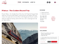 Pilatus - The Golden Round Trip - Best of Switzerland Tours