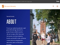 About Syracuse University - Syracuse University