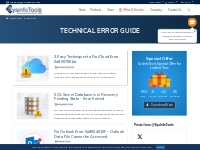 A Perfect Technical Guide to Resolve Outlook, SQL, Lotus Notes Errors