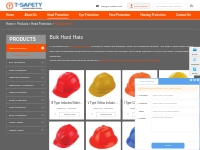 Bulk Hard Hats - T-safety