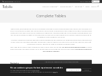 Complete Contract Tables - Tabilo