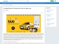 An Explicit Guide To Develop Uber Clone Car Repair App   Tadalive - Th