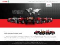 TAFE | Tractors and Farm Equipment Limited: Tractors, Harvesters, Impl