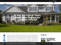 Renting Real Estate in Tampa, Florida: What Programs and Grants are Av