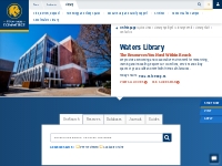 Velma K. Waters Library For Students, Employees, and the Commerce Comm