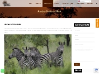 Arusha National Park - Tanzania Parks Adventure