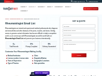 Rheumatologists Email List | 100% Verified Database