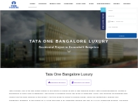 Tata One Bangalore Luxury | Devanahalli | Brochure | Price | Reviews