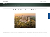 Best Township Projects in Bangalore by Tata Housing | Tata One Bangalo