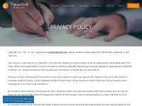 Privacy policies for TatvaSoft - A Software Development Company