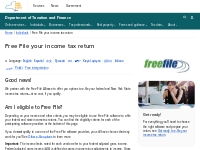 Free File your income tax return