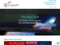 Halifax Airport Taxi Services |Fixed Rates