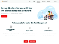 Bike Taxi Management Software, On-demand Bike Taxi App Development