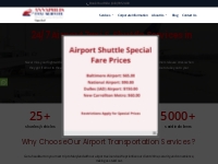 Airport Taxi   Shuttle Transportation Services Annapolis, Maryland