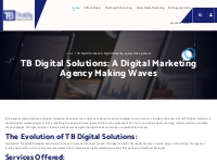 TB Digital Solutions: A Digital Marketing Agency Making Waves