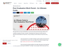 Post Graduation Work Permit : An Ultimate Guide | Canada