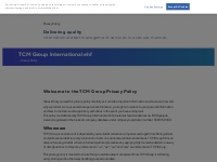 Privacy Policy | TCM Group Global Debt Collection