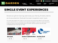 Single Event Experiences | TD Garden | TD Garden