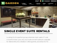 Suite Rentals | TD Garden | TD Garden