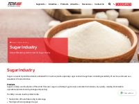 Dehumidification for Sugar Industry | TDS Asia