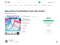 Elapsed Time Word Problem Task Cards (3.MD.1) by Brian Hopkins | TPT
