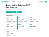 Teachoo - Learn Maths, Science, English, GST, Tally