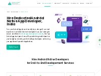 Hire Dedicated Android Native App Developer, Tamilnadu,  India