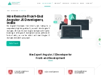 Hire Remote Front-end Angular JS Developer Hourly Basis, India