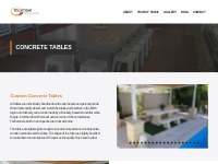 Concrete Tables | Concrete Dining Table | Techstone Moulding