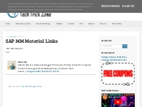  SAP MM Material Links | Tech Trick Zone
