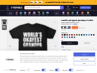 World s Okayest Grandpa - Worlds Okayest Grandpa - T-Shirt | TeePublic