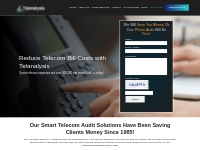 Our Smart Telecom Audit Solutions Save You Money or It's Free | Telana