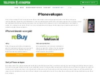 iPhone verkopen? Lever je iPhone in voor geld | Telefoonverkopen.com