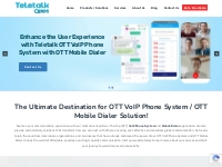 OTT VoIP Phone System | OTT Mobile App | White Label Mobile Dialer | S