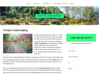            #1 Tempe Landscaping Company | AZ Landscapers