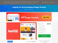 JagoMag The Ultimate Magazine Blogger Template - TemplateMark