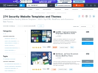 Security Website Templates - 252 Best Security Services Company Web Th