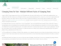Glamping Tents for Sale | Glamping Tents | Luxury Tents | TENTSXPERT