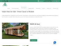 Safari Tents for Sale | Pre-Designed & Custom Safari Tents | TENTSXPER