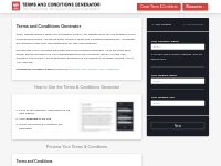 Terms And Conditions Generator   The Fastest Free Terms and Conditions